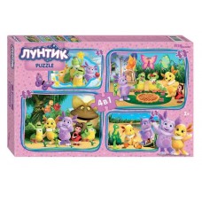 Пазл Step Puzzle 4 в 1 Лунтик (kastd) в магазинах Ашан