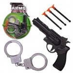 Набор игровой Junfa Пистолет полицейский с 3 пулям 923-2 (kastd)