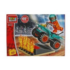 Конструктор Город мастеров каскадёр на квадроцикле, 60 деталей (kastd) в магазинах Ашан