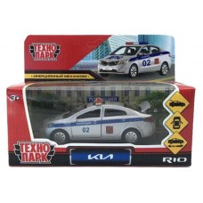Машина металлическая Технопарк Kia Rio Полиция инерция, 12 см (kastd) в магазинах Ашан