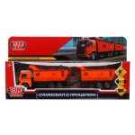 Машина металлическая Технопарк Самосвал с прицепом, 20 см (kastd)