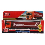 Машина металлическая Технопарк Тягач с прицепом, 19,5 см (kastd)