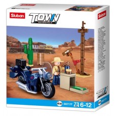 Конструктор Sluban Мотоцикл, 73 деталей (kastd) в магазинах Ашан