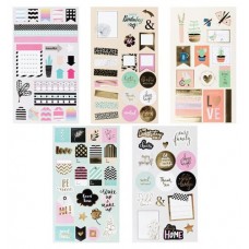 Набор бумажных наклеек MESHU Golden shine, 5 шт (kastd) в магазинах Ашан