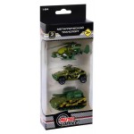 Набор металлических машинок AUTODRIVE, 3 шт (kastd)