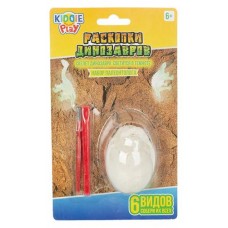 Набор игровой KiddiePlay Раскопки динозавров в форме яйца светящийся в темноте (kastd) в магазинах Ашан