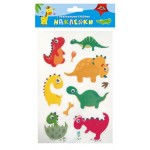 Наклейки АппликА Динозаврики с подвижными глазками (kastd)