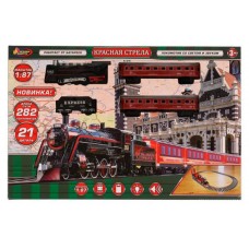 Железная дорога Играем вместе Красная стрела длина пути 282, 21 деталь (kastd) в магазинах Ашан
