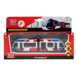 Модель Технопарк Трамвай с гармошкой металл, 19 см (kastd)