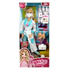 Кукла КАРАПУЗ София ветеринар с аксессуарами, 29 см (kastd) в магазинах Ашан