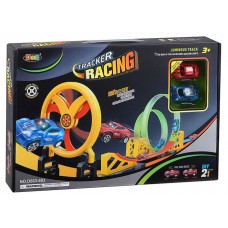 Трек D663 с мертвыми петлями, 2 инерционные машинки (kastd) в магазинах Ашан