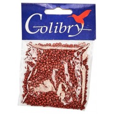 Бисер Colibry стеклянный коричневый 10/0, 20 г (kastd) в магазинах Ашан