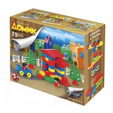 Конструктор НОРДПЛАСТ Домик, 72 детали (kastd) в магазинах Ашан