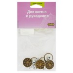 Пуговицы джинсовые Wellcraft 17 мм, 6 шт (kastd)