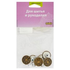 Пуговицы джинсовые Wellcraft 17 мм, 6 шт (kastd) в магазинах Ашан