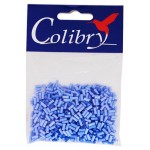 Бисер Colibry стеклянный голубой, 20 г (kastd)