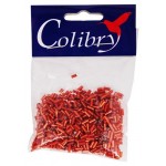 Бисер Colibry стеклянный красный, 20 г (kastd)