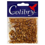 Бисер Colibry стеклянный золотой, 20 г (kastd)