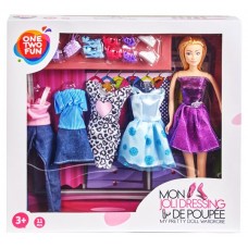 Набор игровой ONE TWO FUN Кукла с аксессуарами (kastd) в магазинах Ашан