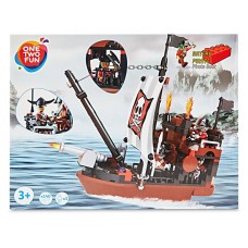 Конструктор ONE TWO FUN Пиратский корабль (kastd) в магазинах Ашан