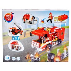 Конструктор ONE TWO FUN Пожарная машина (kastd) в магазинах Ашан