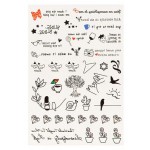 Наклейка-тату Meshu Joy 23х13 см (kastd)