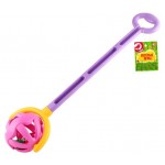 Игрушка АШАН Красная Птица Каталка с ручкой (kastd)