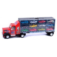 Автовоз с набором машинок ONE TWO FUN (kastd) в магазинах Ашан