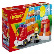 Конструктор Bauer Пожарная машина с цистерной, 35 деталей (kastd) в магазинах Ашан