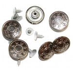 Пуговица джинсовая Дамское счастье 17 мм, 10 шт (kastd)