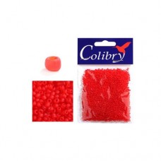 Бисер Colibry размер 10 красный, 60 г (kastd) в магазинах Ашан