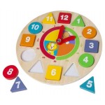Часы-сортер ONE TWO FUN деревянные (kastd)