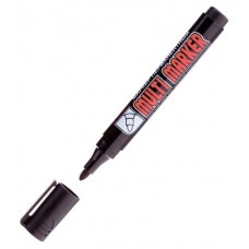 Маркер перманентный Crown Multi Marker черный, 3 мм (kastd) в магазинах Ашан