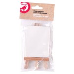 Мини-мольберт АШАН Красная птица с холстом, 12 см (kastd)