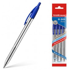 Набор шариковых автоматических ручек ErichKrause Fiore синие, 4 шт (kastd) в магазинах Ашан