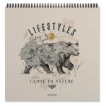 Альбом для эскизов ErichKrause Natural Life, 295х295 мм (kastd)