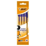 Ручка шариковая BIC Cristal Fine синяя, 4 шт (kastd)