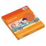 Пластилин Гамма Оранжевое солнце со стеком, 12 цветов (kastd)