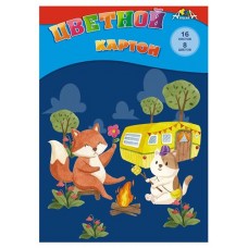 Картон цветной АппликА 8 цветов, 16 л (kastd) в магазинах Ашан