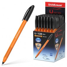 Ручка шариковая ErichKrause U-108 Orange Stick 1.0 Ultra Glide Technology черная, 1 шт (kastd) в магазинах Ашан