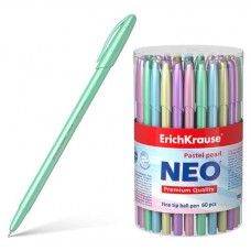 Ручка шариковая ErichKrause Neo Pastel pearl синяя, 1 шт (kastd) в магазинах Ашан