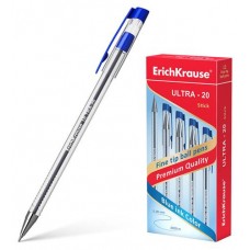 Ручка шариковая ErichKrause Ultra-20 Stick Classic, синяя, 1 шт (kastd) в магазинах Ашан
