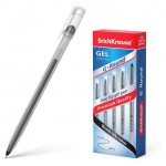 Ручка гелевая ErichKrause G-Round Stick, черная, 1 шт (kastd)