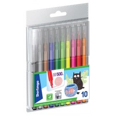 Фломастеры Berlingo Жил-был кот смываемые, 10 цветов (kastd) в магазинах Ашан