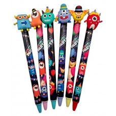 Ручка гелевая Centrum со стираемыми чернилами Монстрики 0,5 мм синяя, 1 шт (kastd) в магазинах Ашан