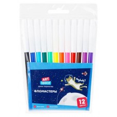 Фломастеры ArtSpace Космические приключения, 12 цветов (kastd) в магазинах Ашан