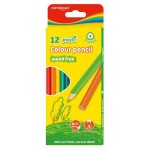 Карандаши цветные Keyroad пластиковые, 12 цветов (kastd)