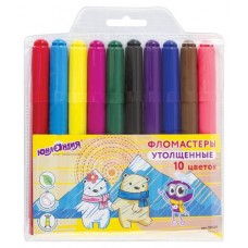 Фломастеры ЮНЛАНДИЯ Юнландик в Арктике, 10 цветов (kastd) в магазинах Ашан