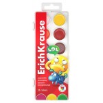 Краски акварельные ErichKrause Jolly Friends, 12 цветов (kastd)