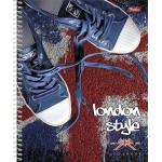 Тетрадь общая Hatber London Style в клетку А5, 100 л (kastd)